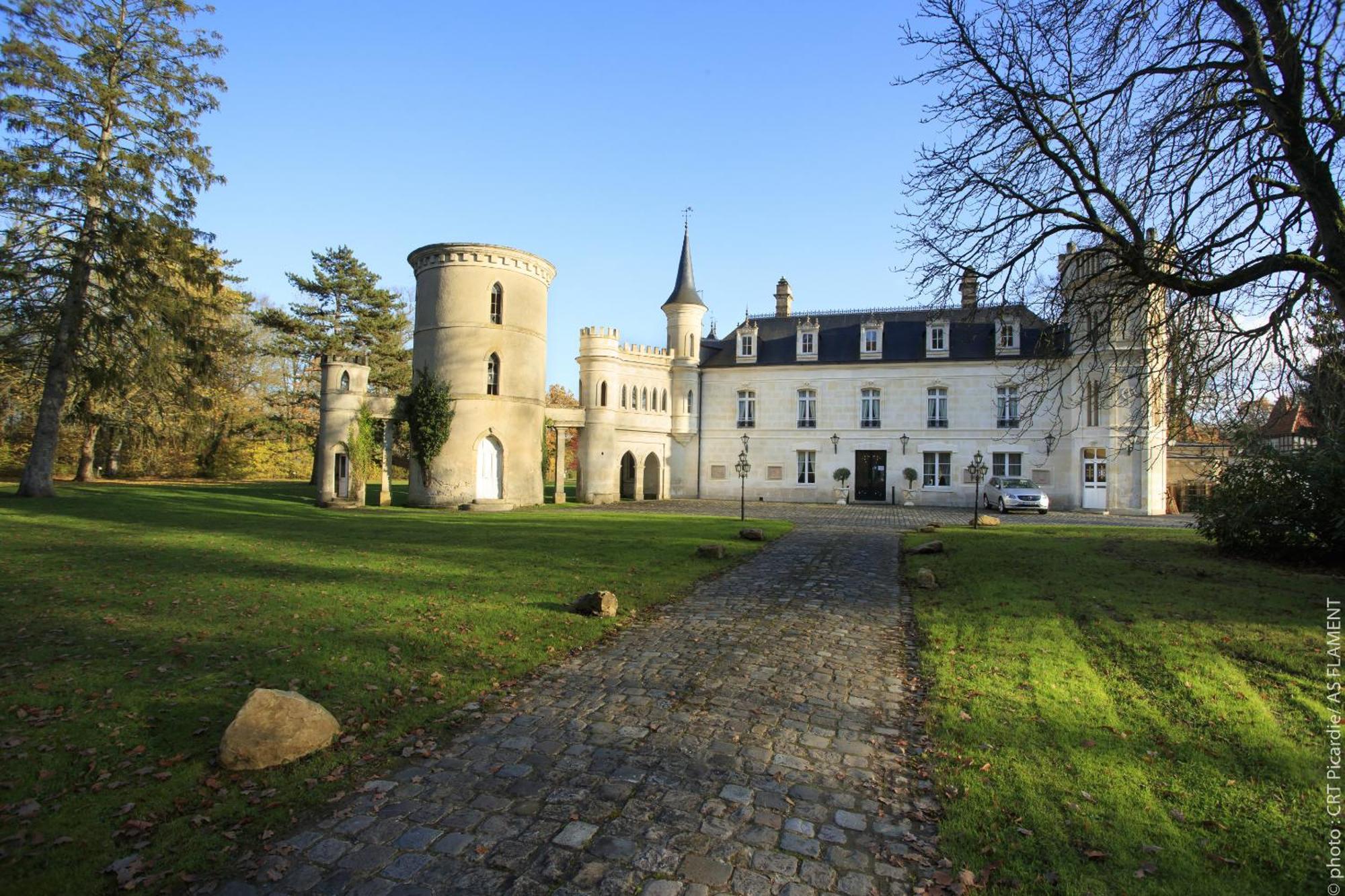 مبيت وإفطار Bruyères-et-Montbérault Chateau De Breuil الغرفة الصورة